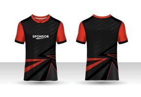 football sport , esport jeu t chemise Jersey modèle. moquer en haut uniforme . vecteur illustration conception