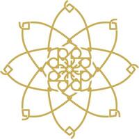 abstrait luxe mandala logo vecteur élément