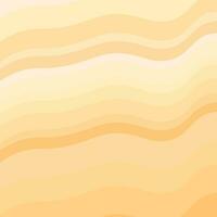 nettoyer minimalis abstrait Contexte avec ondulé lignes dans Orange couleurs. vecteur illustration.