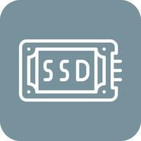 icône de vecteur ssd