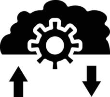 nuage interface vecteur icône