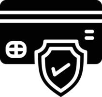 icône de vecteur de paiement sécurisé