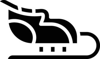 icône de vecteur de traîneau