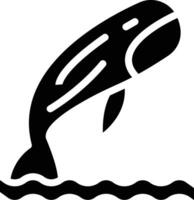 icône de vecteur de baleine