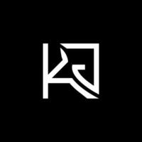 kj lettre logo vecteur conception, kj Facile et moderne logo. kj luxueux alphabet conception