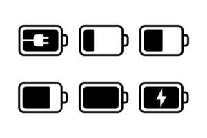 batterie icône pack vecteur conception illustration