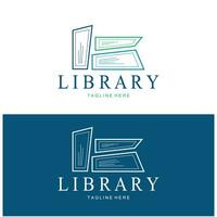 livre ou bibliothèque logo pour les librairies, livre entreprises, éditeurs, encyclopédies, bibliothèques, éducation, numérique livres, vecteurs vecteur