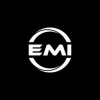 émi lettre logo conception, inspiration pour une unique identité. moderne élégance et Créatif conception. filigrane votre Succès avec le frappant cette logo. vecteur