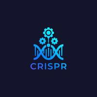 logo vectoriel de technologie crispr