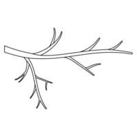 branche icône vecteur. arbre illustration signe. bois de chauffage symbole ou logo. vecteur