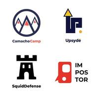 ensembles de logo conception éléments, Icônes et symboles pour camping ou Extérieur activités. logo packs. vecteur