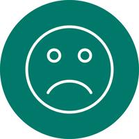 Emoji triste Vector Icon