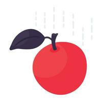 une coloré conception icône de chute Pomme vecteur