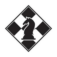 échecs icône logo vecteur conception modèle