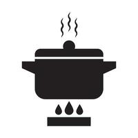 cuisinier icône logo vecteur conception modèle