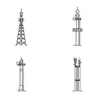 la tour icône vecteur illustration conception