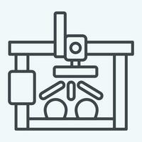 icône robot de ferme. en relation à intelligent Accueil symbole. ligne style. Facile conception modifiable. Facile illustration vecteur