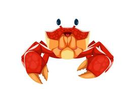 dessin animé mer Crabe personnage, vecteur Marin animal