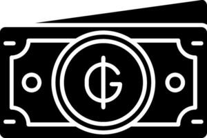 icône de glyphe guarani vecteur