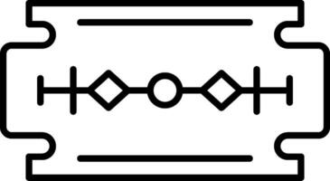 icône de ligne de lame vecteur