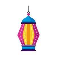 lampe eid mubarak vecteur