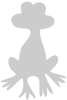 dessin animé grenouille vecteur