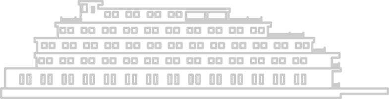 bateau de croisière vecteur