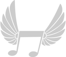 logo de note de musique vecteur