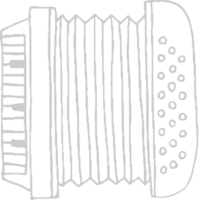 accordéon de musique vecteur