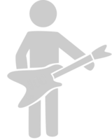 guitariste vecteur