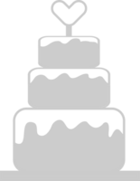 gâteau de mariage vecteur