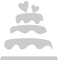 gâteau de mariage vecteur