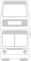 double plate-forme autobus vecteur