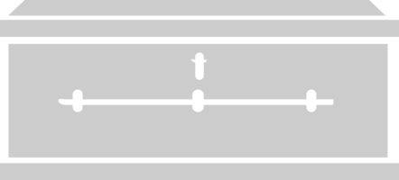 à la mémoire du cercueil vecteur