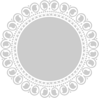 cercle de cadre de décoration vecteur