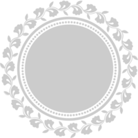 cercle de cadre de décoration vecteur