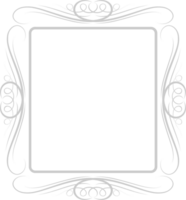 cadre de décoration rectangle vecteur