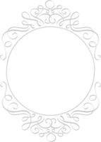 cadre de cercle de décoration vecteur