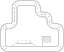 circuit de course vecteur