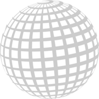 logo de grille globe vecteur