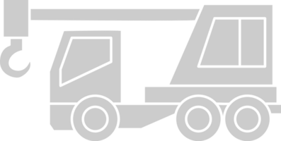 camion-grue vecteur