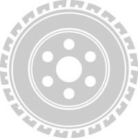 roue de tracteur vecteur