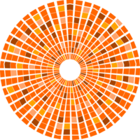 cercle mozaïk vecteur