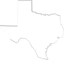 carte du Texas vecteur