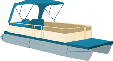 bateau à moteur vecteur
