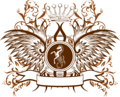 crête Royal emblème vecteur