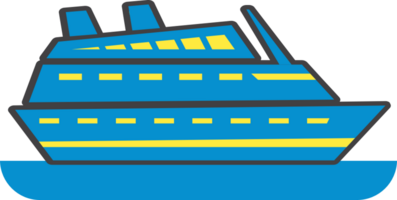 bateau de croisière vecteur