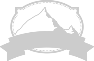 logos de montagne vecteur