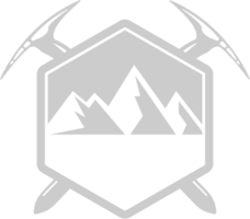 insigne de montagne vecteur