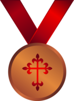 médaille de croix de Malte vecteur
